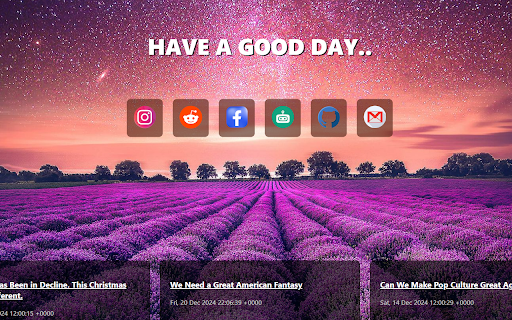 Lavender Glow Tab screenshot