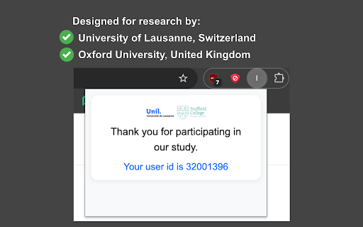 Internet Usage Research by UNIL/Oxford screenshot