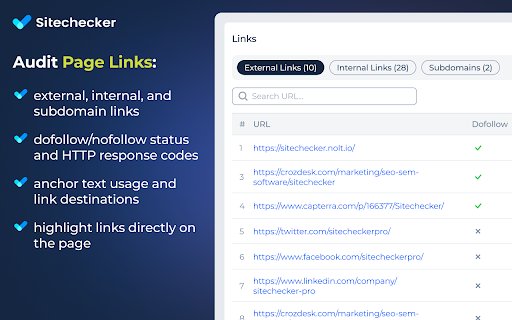 Website SEO Checker screenshot