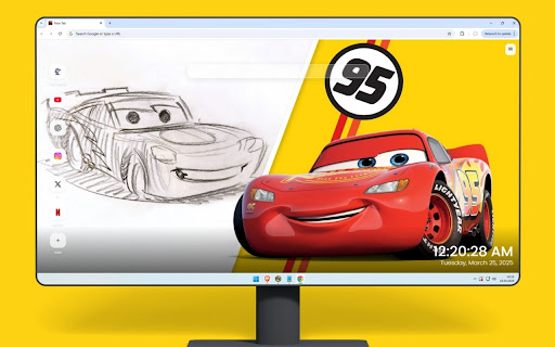 Lightning McQueen Wallpaper screenshot