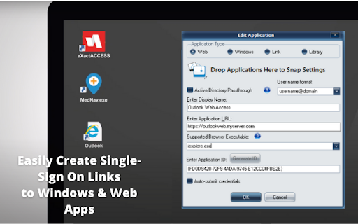 RapidIdentity SnapApp screenshot