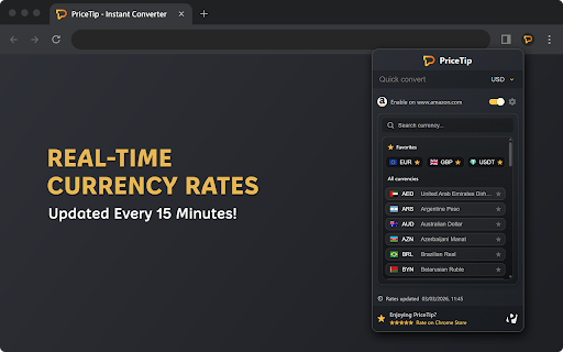 PriceTip – Instant Currency Converter screenshot