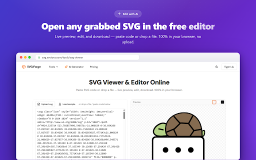 SVG Grabber by SVG Forge screenshot