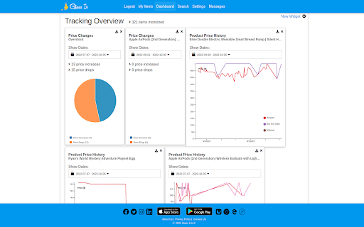 Glass It Price Tracker screenshot