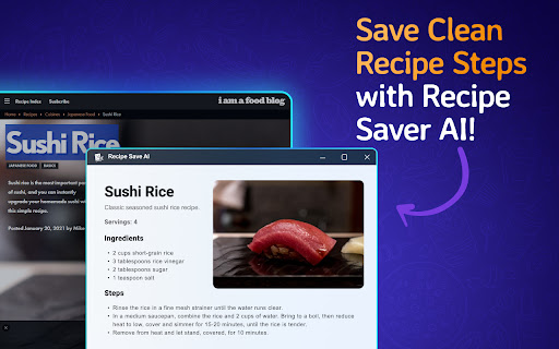 Recipe Saver AI screenshot
