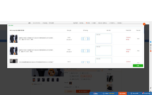 Công cụ hỗ trợ đặt hàng - hangve.com screenshot