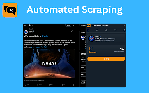 X Comments Exporter - Export Twitter Comments screenshot