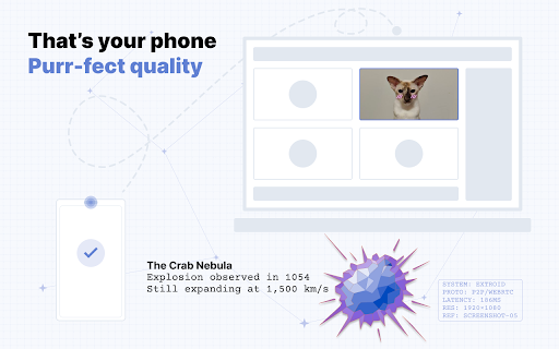 Extroid – Phone Webcam for Browser Calls screenshot