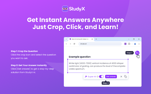 StudyX: AI Homework Helper screenshot