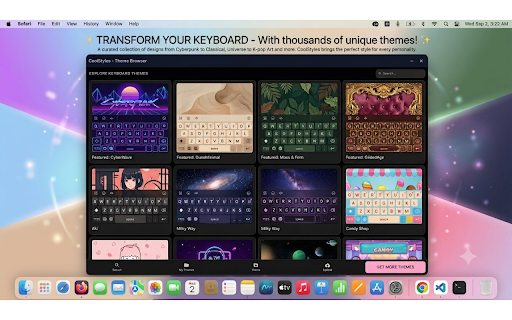 Keyboard Themes & Emoji screenshot