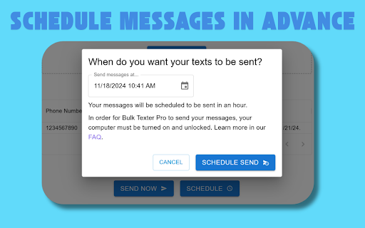 Bulk Texter Pro screenshot