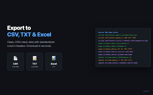 LeadSnap — Email & Phone Extractor screenshot