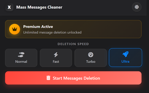 Delete X (Twitter) Messages 2026 screenshot