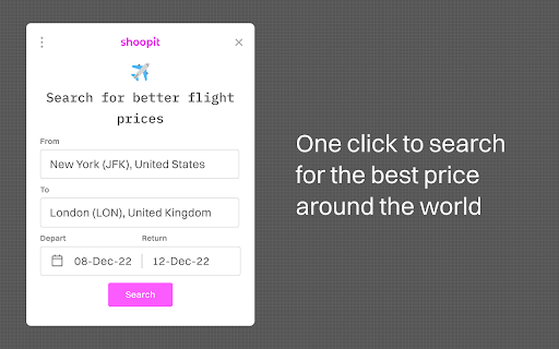 shoopit - pay less for travel screenshot