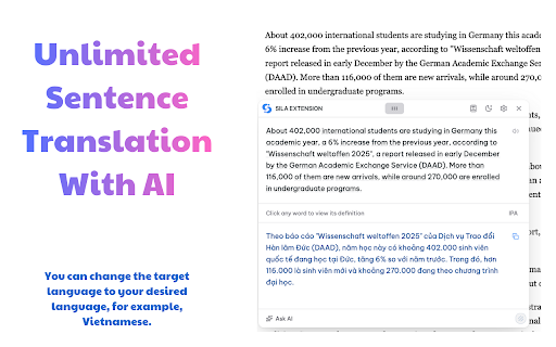 Sila – All-in-One AI English: Chat, Dictionary & Translator screenshot
