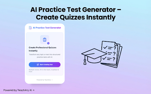 AI Quiz Generator & Test Maker screenshot