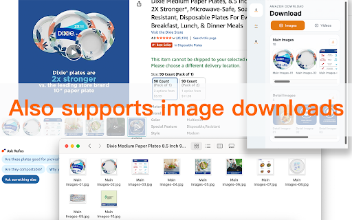 Amazon Video Downloader - Download Images,Videos,Main,SKU & Detail Images screenshot