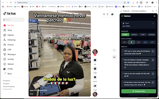 ClipHook — AI Hooks & Captions screenshot