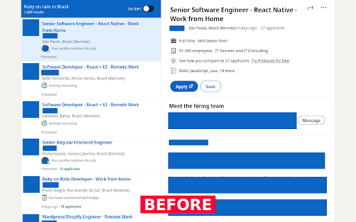 Hide Promoted Jobs screenshot