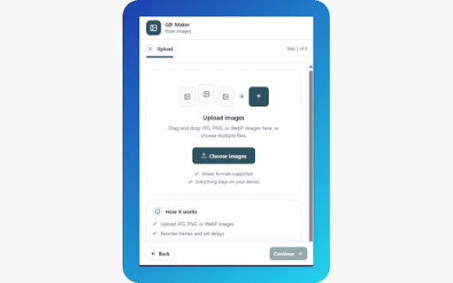 GIF Maker (from images) screenshot