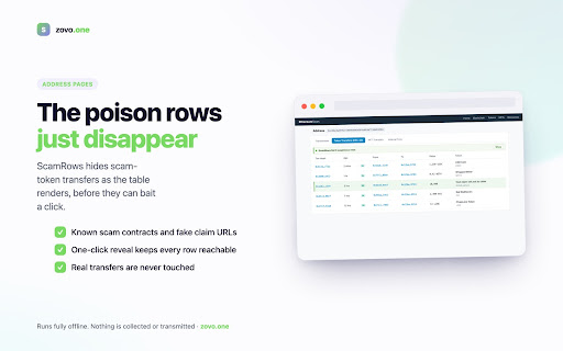 ScamRows screenshot