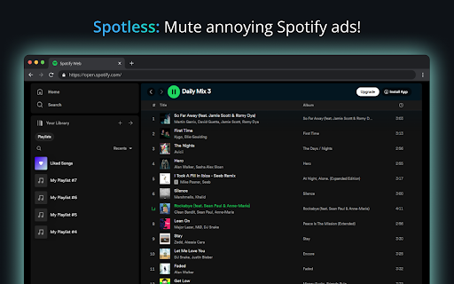 Spotless: Spotify Ad Muter screenshot