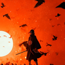 Itachi Akatsuki Sunset Crows Live Wallpaper icon