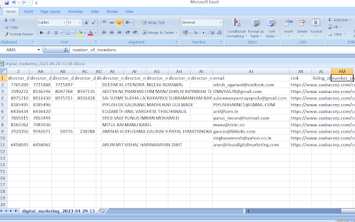 ZaubaCorp Scraper Tool – Scrape Company Leads screenshot