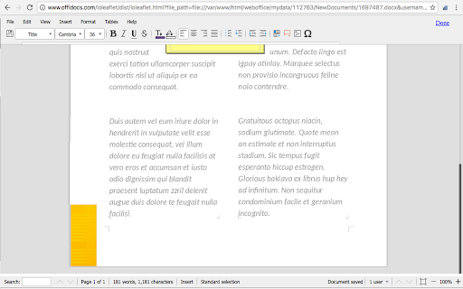 Document Editor for doc & docx screenshot