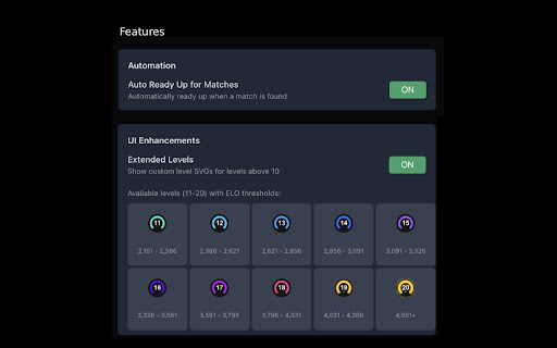 Faceit-Extender screenshot