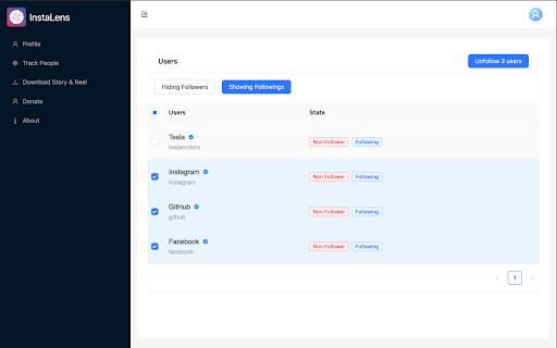 InstaLens – Instagram Follower Tracker screenshot