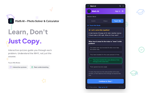 Math AI - Homework Solver & Photo Calculator screenshot
