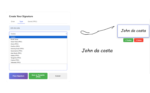 Digital Signature Pro screenshot