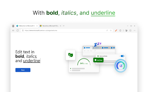 Web Edit screenshot