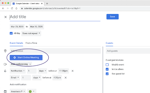 UNIVERGE BLUE™ CONNECT Chrome Extension screenshot