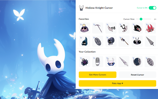 Hollow Knight Cursor ★ Custom Cursor for Chrome™ screenshot