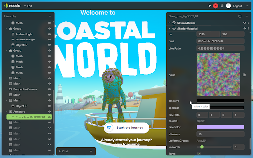Needle Inspector — DevTools & MCP for three.js screenshot
