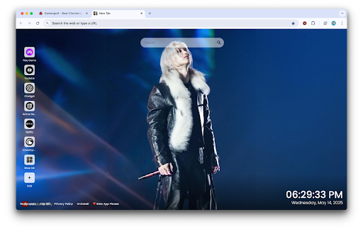 Jee Felix Wallpaper New Tab Gameograf screenshot