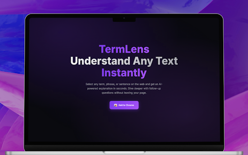 TermLens screenshot