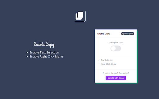 Enable Copy screenshot