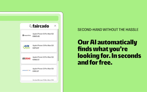 Faircado - Second hand shopping screenshot