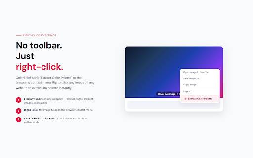 ColorThief — Image Color Palette Extractor screenshot
