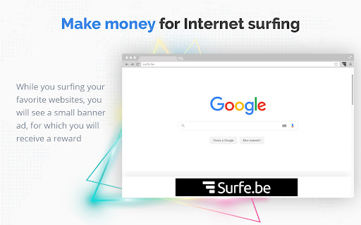 Surfe.be — the extension with which you earn screenshot