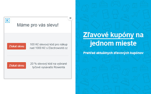 Kuponer.sk screenshot