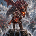 God of War Kratos Dragon Fury Live Wallpaper icon