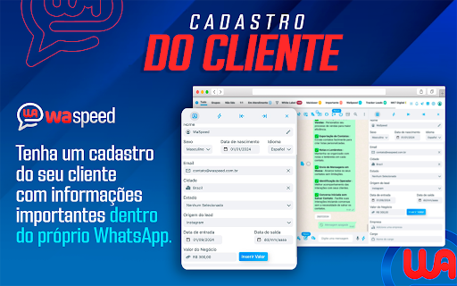 WaSpeed: Superpoderes para o seu WhatsApp, CRM e muito mais. screenshot