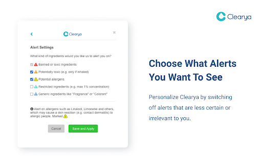 Clearya screenshot