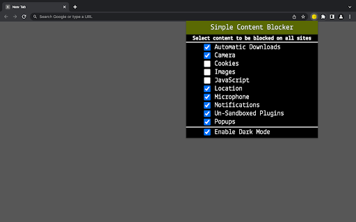 Simple Content Blocker - S.C.B screenshot