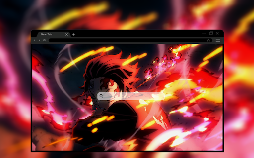 Demon Slayer Kimetsu No Yaiba Wallpaper New Tab screenshot