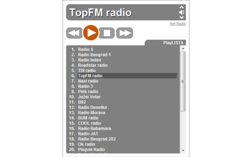 Net Radio screenshot